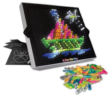 Design, create, and light up your world with the Lite brite magic screen ultimate set